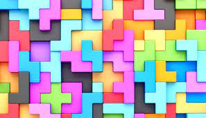 Tetris in Color Jigsaw Puzzle