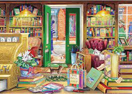 The Book Shop Vintage Jigsaw Puzzle