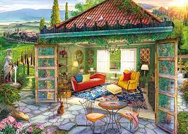 Tuscan Oasis Jigsaw Puzzle