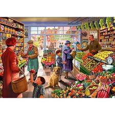 Village Greengrocers Jigsaw Puzzle