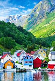 Village in Geirangerfjord Jigsaw Puzzle