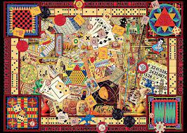 Vintage Games Jigsaw Puzzle