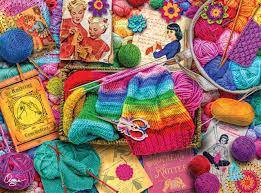 Vintage Knitting Jigsaw Puzzle