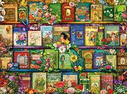 Vintage Summer Books Jigsaw Puzzle