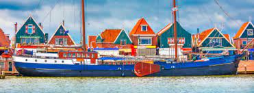 Volendam Waterfront Jigsaw Puzzle