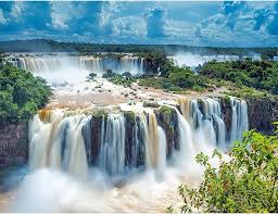 Desenhos de Waterfall Scenery Jigsaw Puzzle para colorir