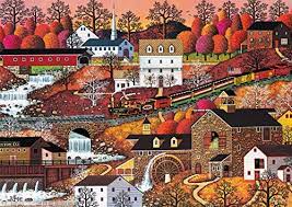 Waterfall Valley – Charles Wysocki Jigsaw Puzzle