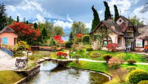 Whimsical Japanese Garden Jigsaw Puzzle