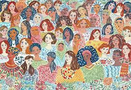 Desenhos de Women Power Art Jigsaw Puzzle para colorir