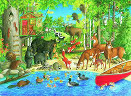 Woodland Friends Jigsaw Puzzle