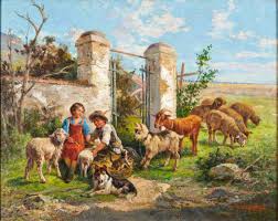 Desenhos de A Break From Shepherding Jigsaw Puzzle para colorir