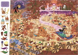 Desenhos de Aladdin Search and Find Jigsaw Puzzle para colorir