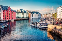 Desenhos de Alesund Norway Jigsaw Puzzle para colorir