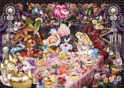 Desenhos de Alice in Wonderland – Dream World Jigsaw Puzzle para colorir