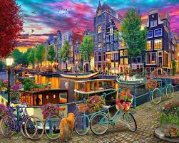Amsterdam Canal Jigsaw Puzzle