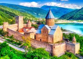 Desenhos de Ananuri Castle, Georgia Jigsaw Puzzle para colorir