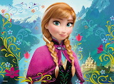 Desenhos de Anna Frozen Jigsaw Puzzle para colorir