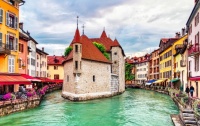 Desenhos de Annecy, France Jigsaw Puzzle para colorir