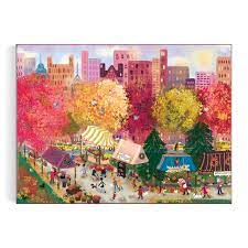 Autumn at the City Market Jigsaw Puzzle