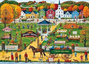Desenhos de Autumn Harvest Festival Jigsaw Puzzle para colorir