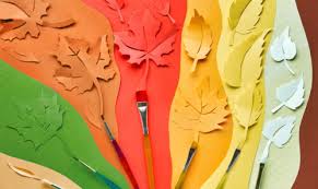 Desenhos de Autumn Paper Art Jigsaw Puzzle para colorir