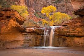 Autumn Waterfalls Crag Jigsaw Puzzle