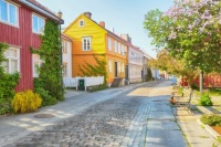 Bakklandet, Trondheim, Norway Jigsaw Puzzle