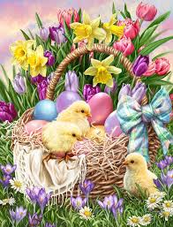 Basketful of Spring Jigsaw Puzzle