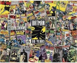 Desenhos de Batman Comic Books Collage Jigsaw Puzzle para colorir