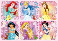 Desenhos de Beauty Disney Princesses Jigsaw Puzzle 5 para colorir