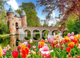 Belgium Castle Bridge Jigsaw Puzzle
