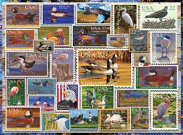 Desenhos de Birds of Our Shores Stamps Jigsaw Puzzle para colorir