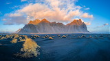 Black Beach, Vestrahorn Mountains, Iceland Jigsaw Puzzle