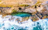 Desenhos de Bogey Hole sea pool, Newcastle, Australia Jigsaw Puzzle para colorir