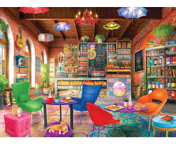 Boho Coffeeshop Jigsaw Puzzle