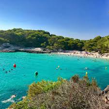 Desenhos de Cala en Turqueta Beach Jigsaw Puzzle para colorir