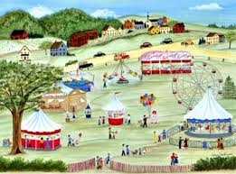 Desenhos de Carnival Comes to Town Jigsaw Puzzle para colorir