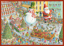 Desenhos de Christmas Carnival Jigsaw Puzzle para colorir