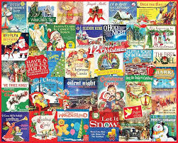 Desenhos de Christmas Carols Collage Jigsaw Puzzle para colorir