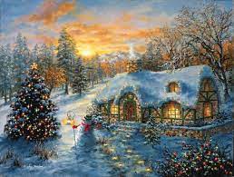 Christmas Cottage Jigsaw Puzzle 2