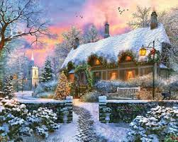 Christmas Cottage Jigsaw Puzzle