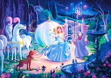 Desenhos de Cinderella’s Carriage Jigsaw Puzzle para colorir