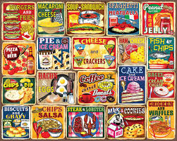 Desenhos de Classic Food Combo Jigsaw Puzzle para colorir