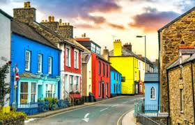 Desenhos de Coastal Wales Charm Jigsaw Puzzle para colorir