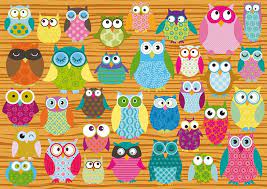 Collage of Owls Jigsaw Puzzle