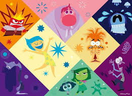 Desenhos de Colorful Disney Inside Out 2 Jigsaw Puzzle para colorir