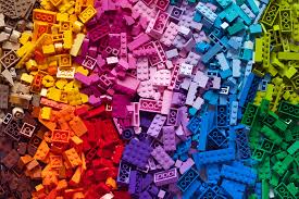 Desenhos de Colorful Legos Jigsaw Puzzle para colorir