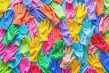 Colorful Rubber Protective Gloves Jigsaw Puzzle
