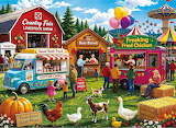 Desenhos de Country Fair Farm Festival Jigsaw Puzzle para colorir