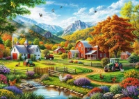 Desenhos de Country Life Jigsaw Puzzle 2 para colorir